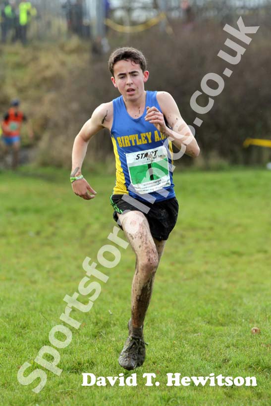Green 1 under-20 men 2012 North East Championships, Summerhill Country Park, Hartlepool.